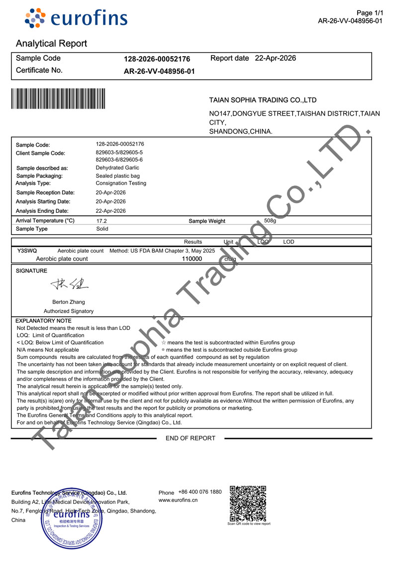 PRODUCT TEST REPORT